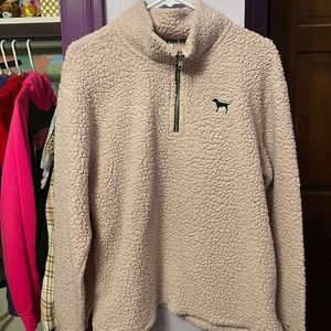 PINK Sherpa Half Zip